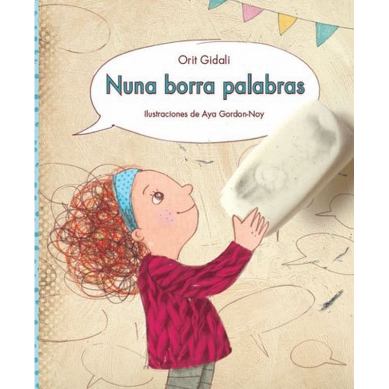 Nuna borra palabras