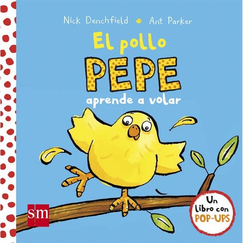 El pollo Pepe aprende a volar