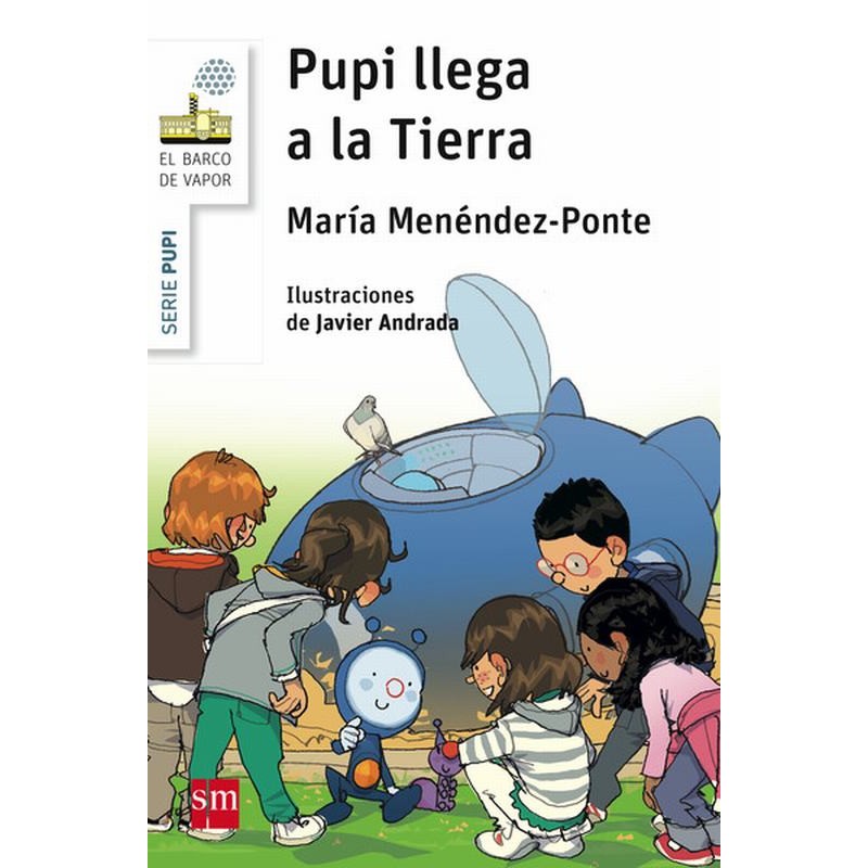 Pupi llega a la Tierra (barco de vapor serie blanca)